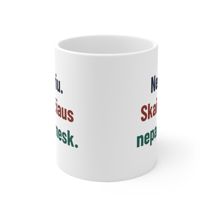 Neriu. Nekalbink – skaičiuoju akis.