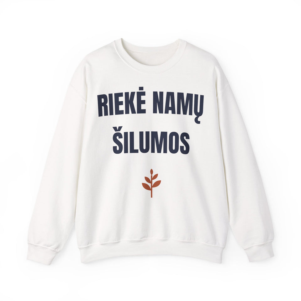 Dar riekelę. Kaip pas mamą. – Riekė namų šilumos — Džemperis, spaudos vaizdas