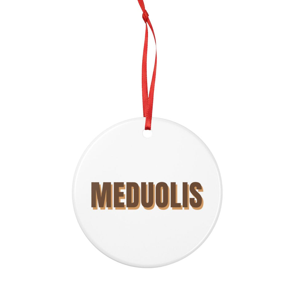 Kalėdinis žaisliukas „Meduolis“ – su kaspinėliu