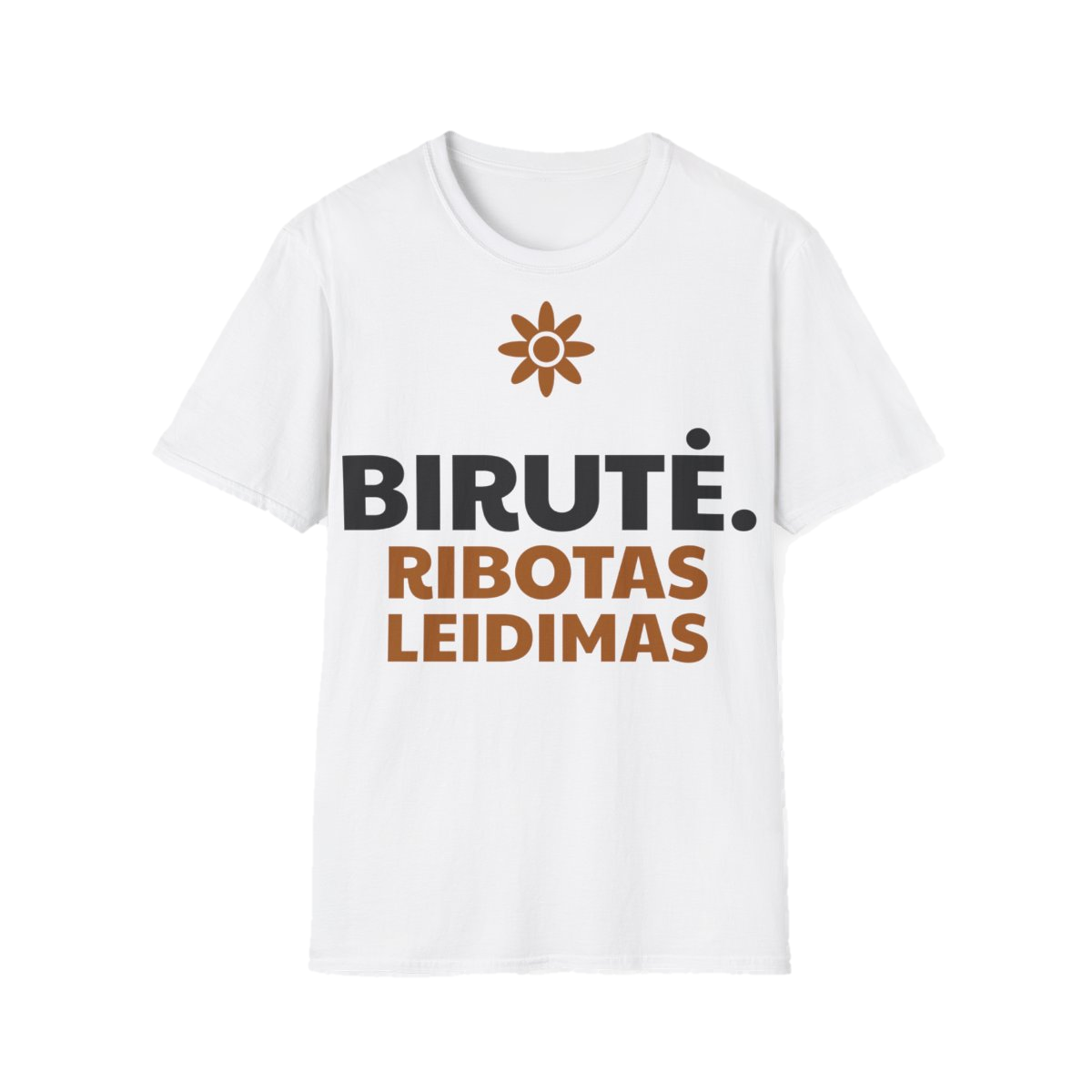 Marškinėliai „Birutė. Ribotas leidimas“ – balta