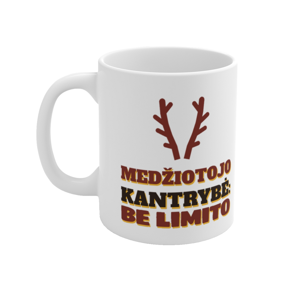 Puodelis „Medžiotojo kantrybė: be limito“ – vaizdas 2