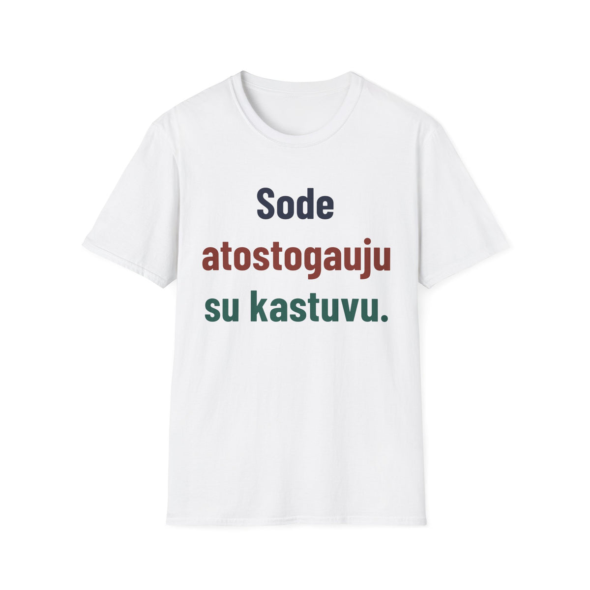 Sode atostogauju su kastuvu.