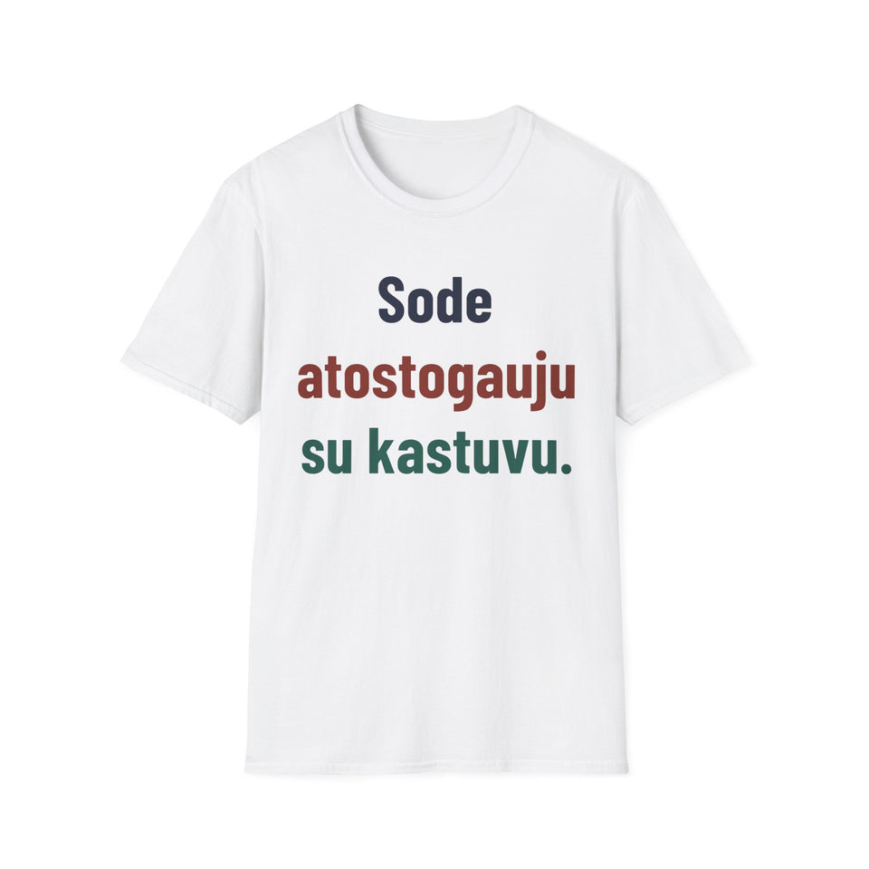 Sode atostogauju su kastuvu.