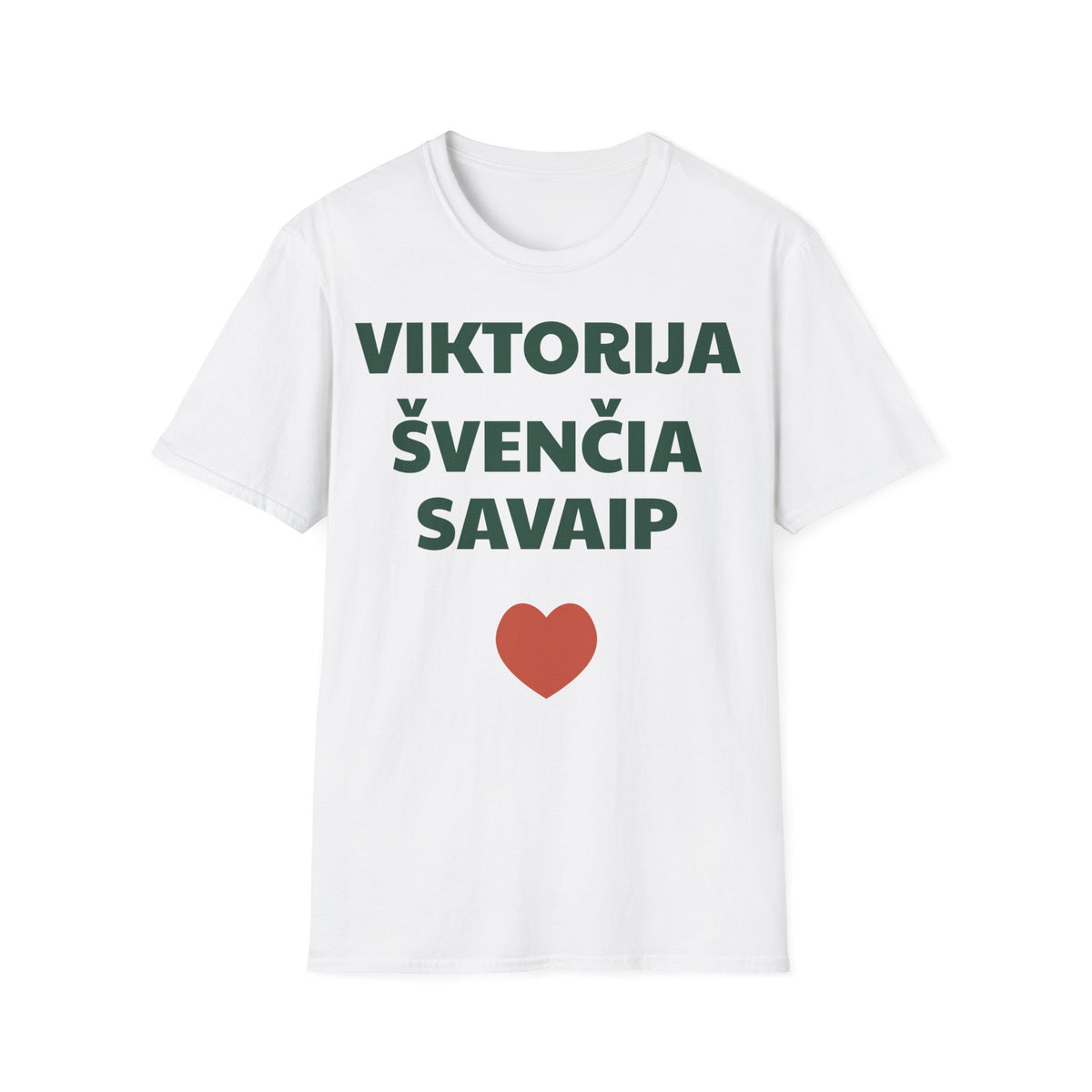 Viktorija švenčia savaip — Marškinėliai, spauda priekyje