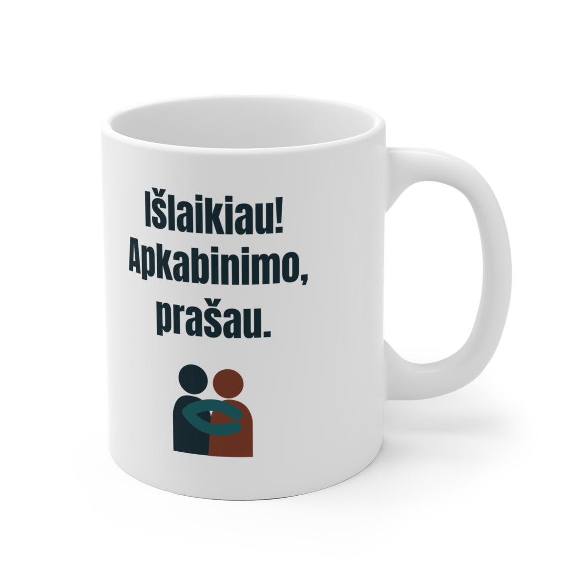 Išlaikiau! Apkabinimo, prašau.