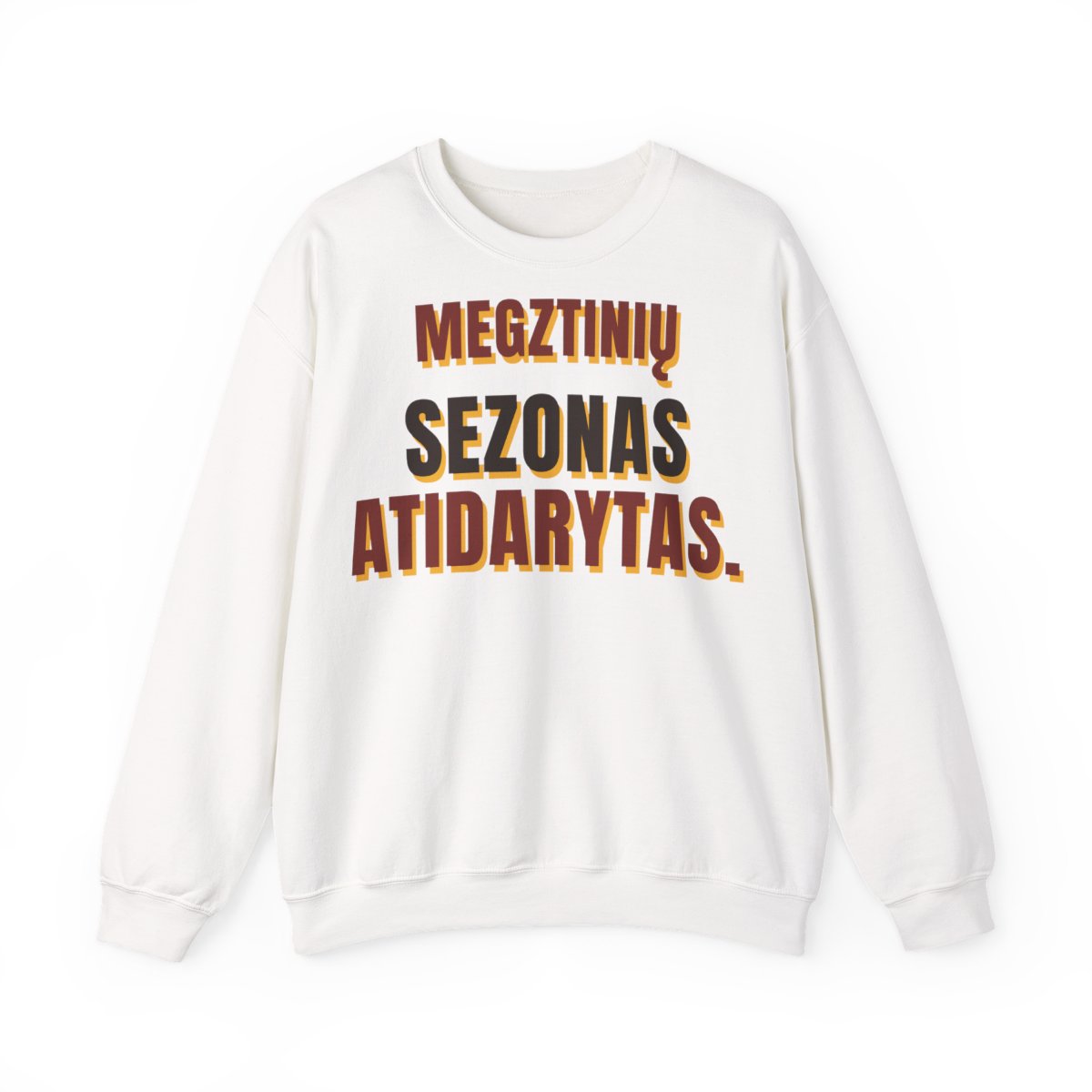 Megztinių sezonas atidarytas. · Džemperis · priekis