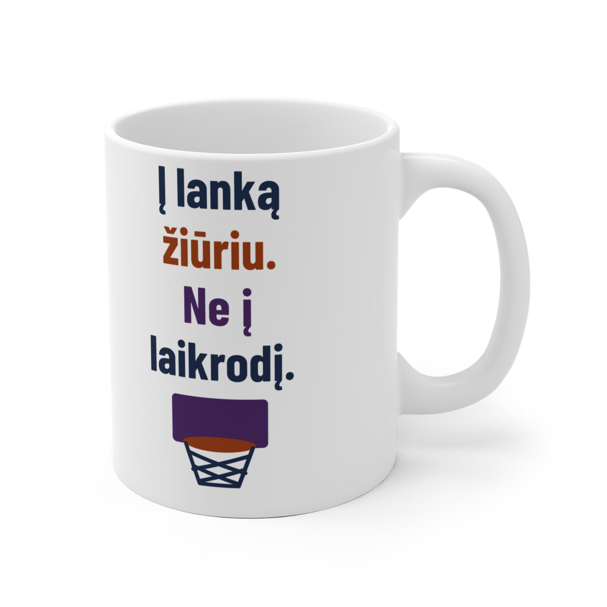 Į lanką žiūriu. Ne į laikrodį.