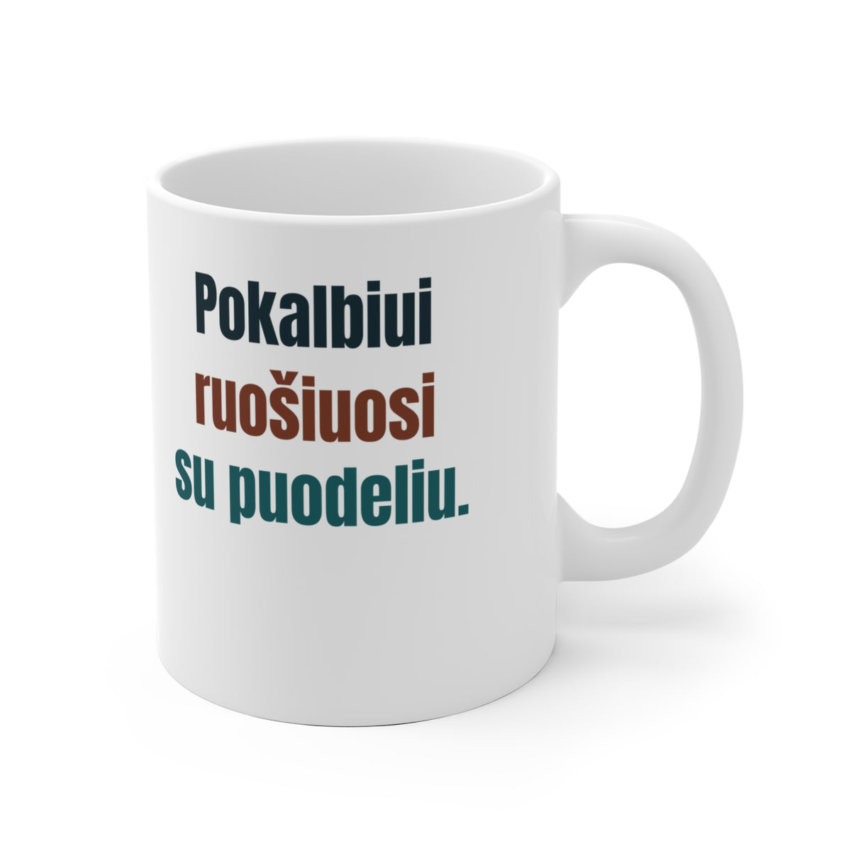 Pokalbiui ruošiuosi su puodeliu.