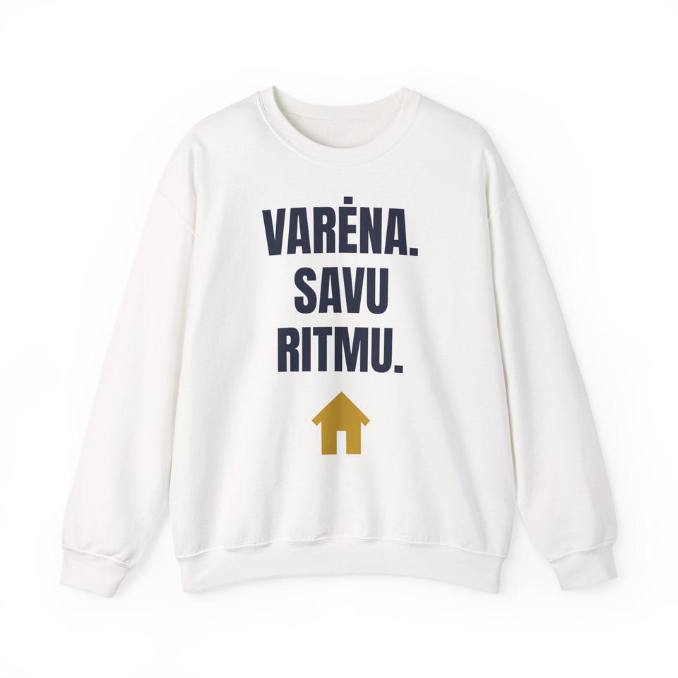 Varėna. Savu ritmu. — Džemperis, spauda priekyje