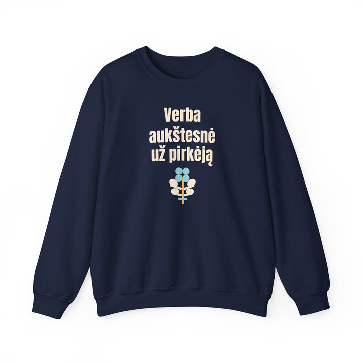 Verba aukštesnė už pirkėją