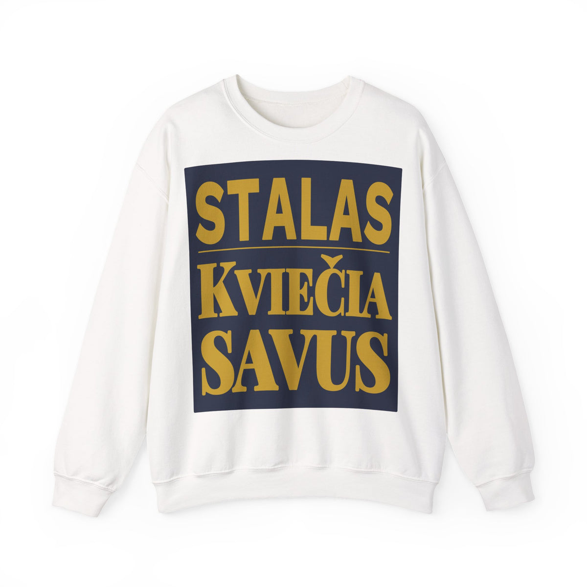 Stalas kviečia savus.