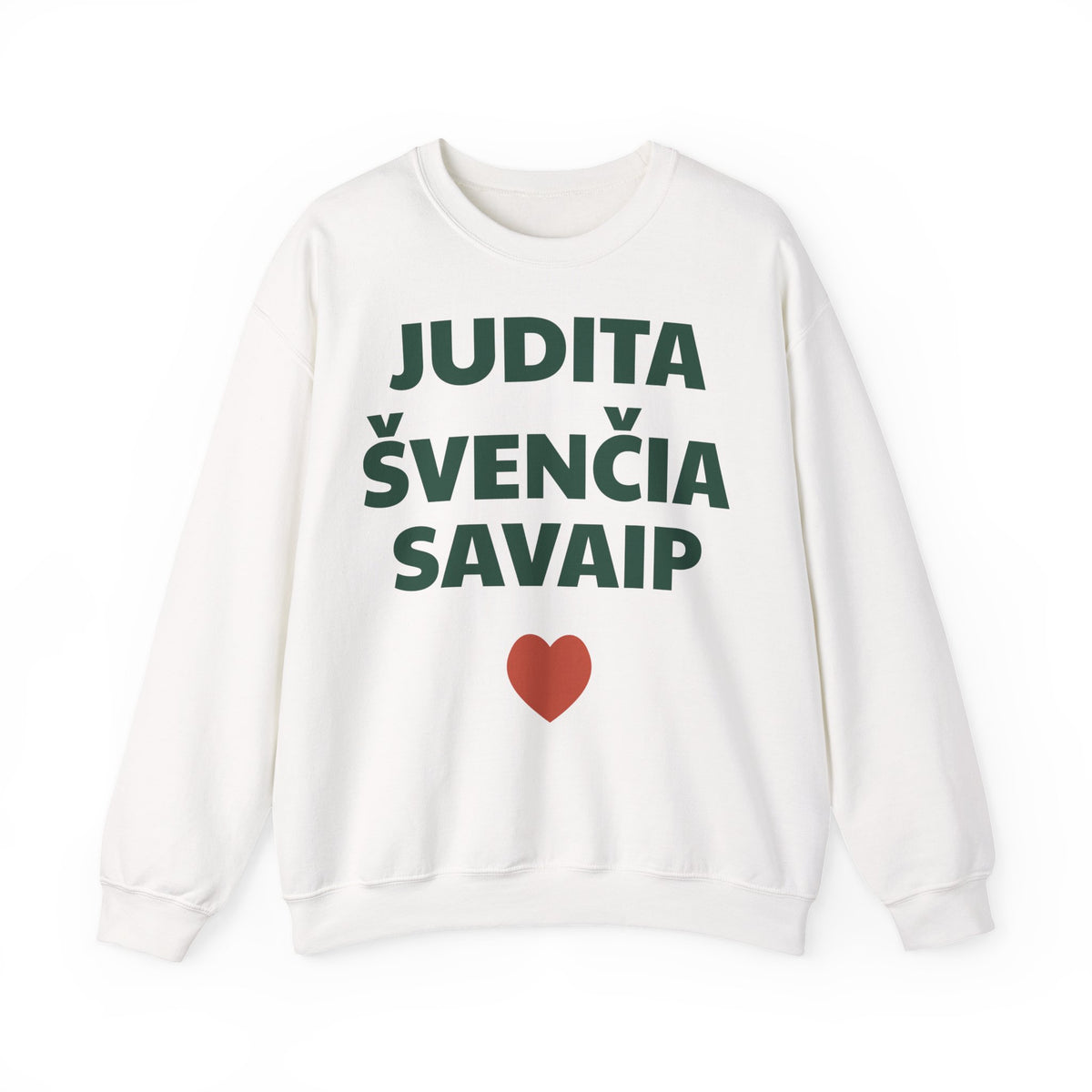 Judita švenčia savaip — Džemperis, spauda priekyje