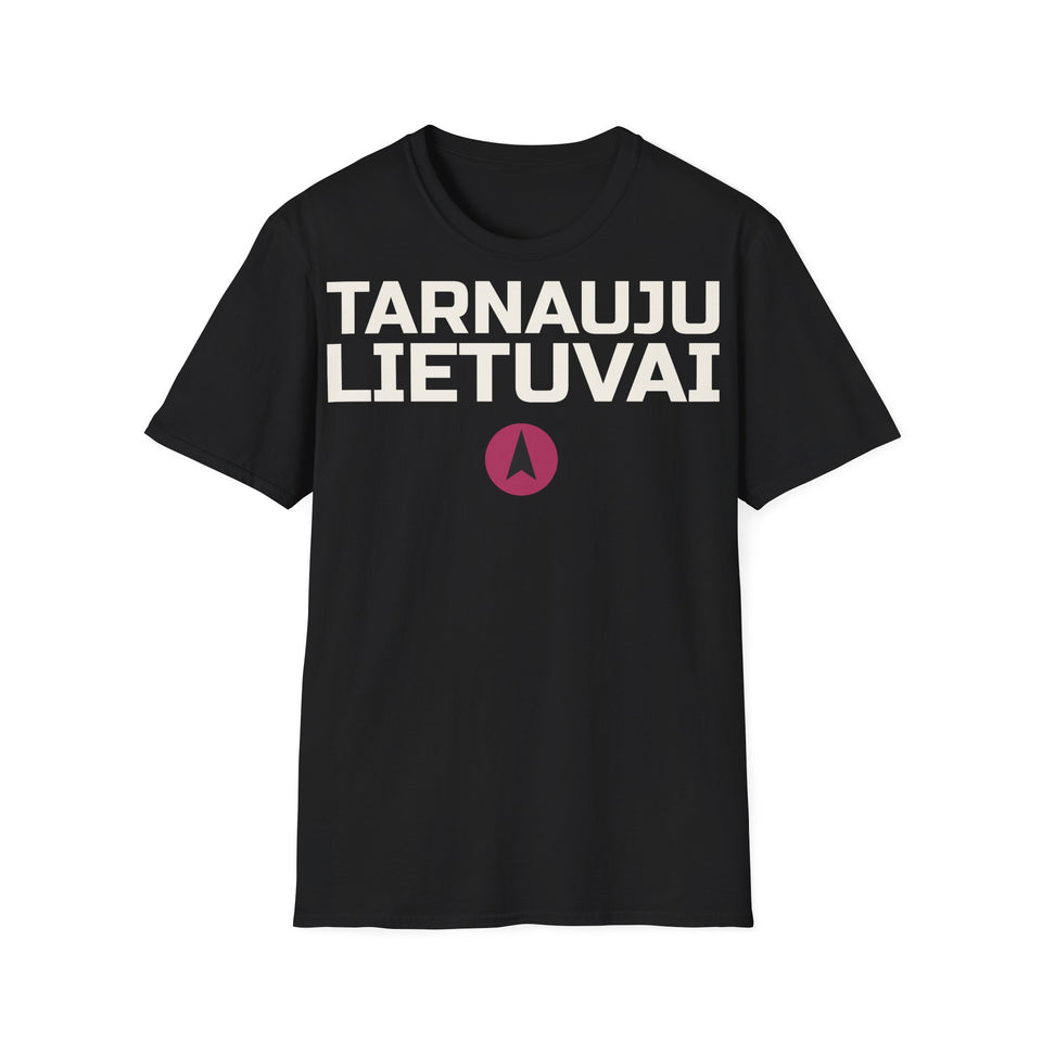 Tarnauju Lietuvai — Marškinėliai, spaudos pusė