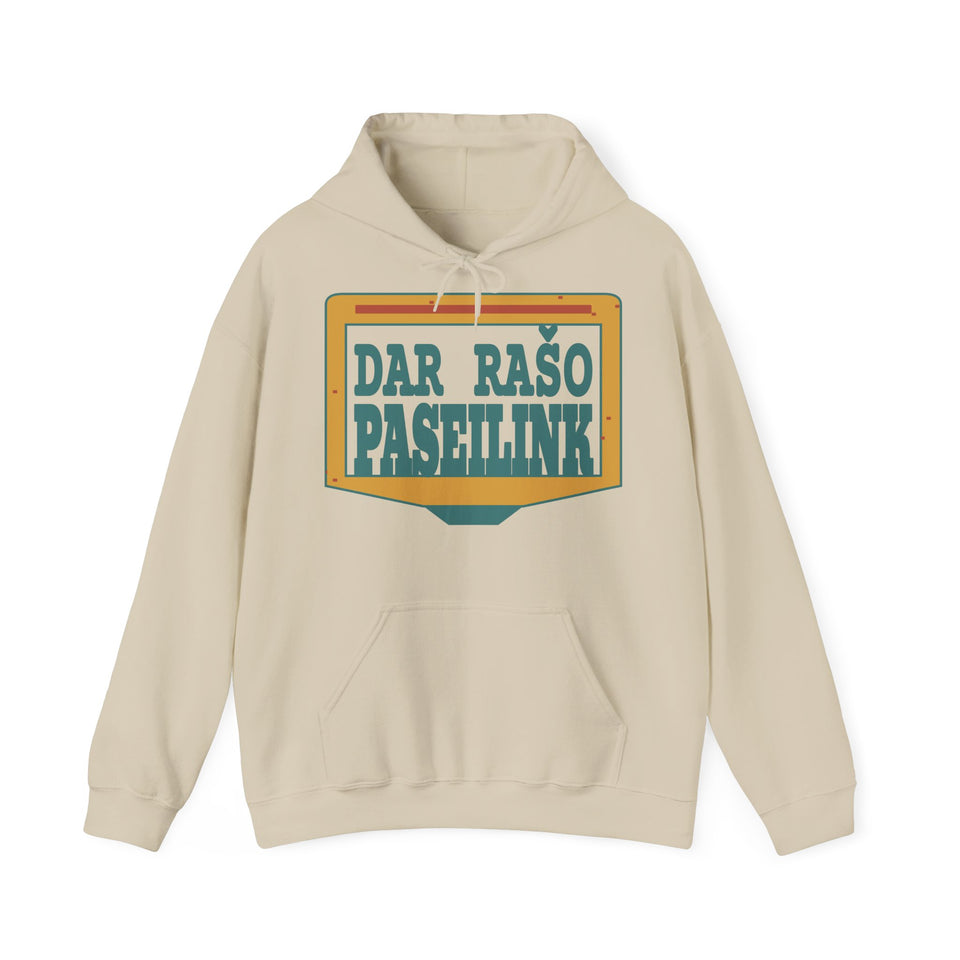 Flomasteris dar rašo. Paseilink.