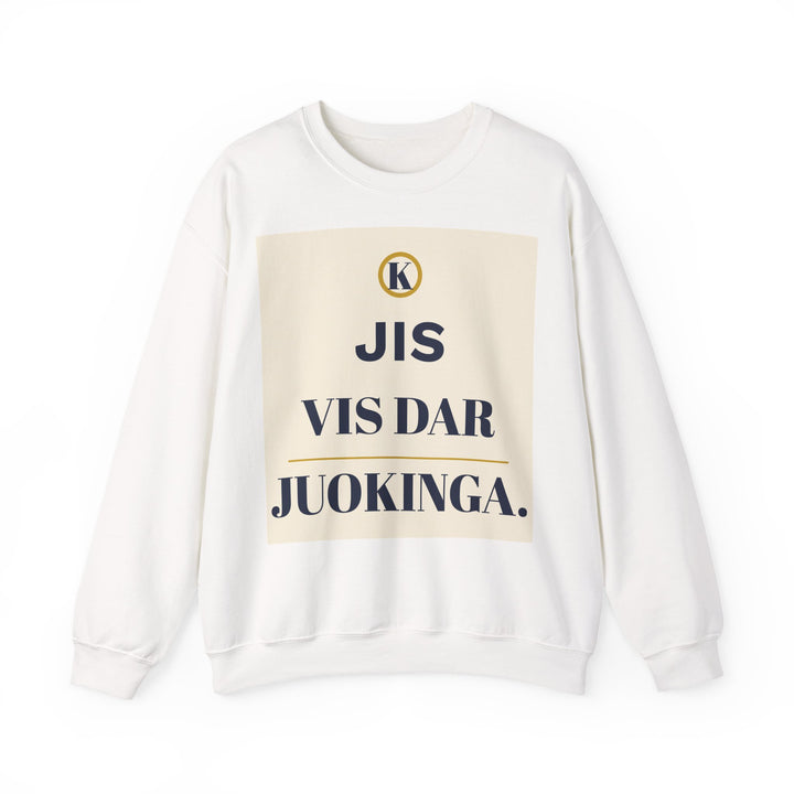 Kartu. Vis dar juokinga.