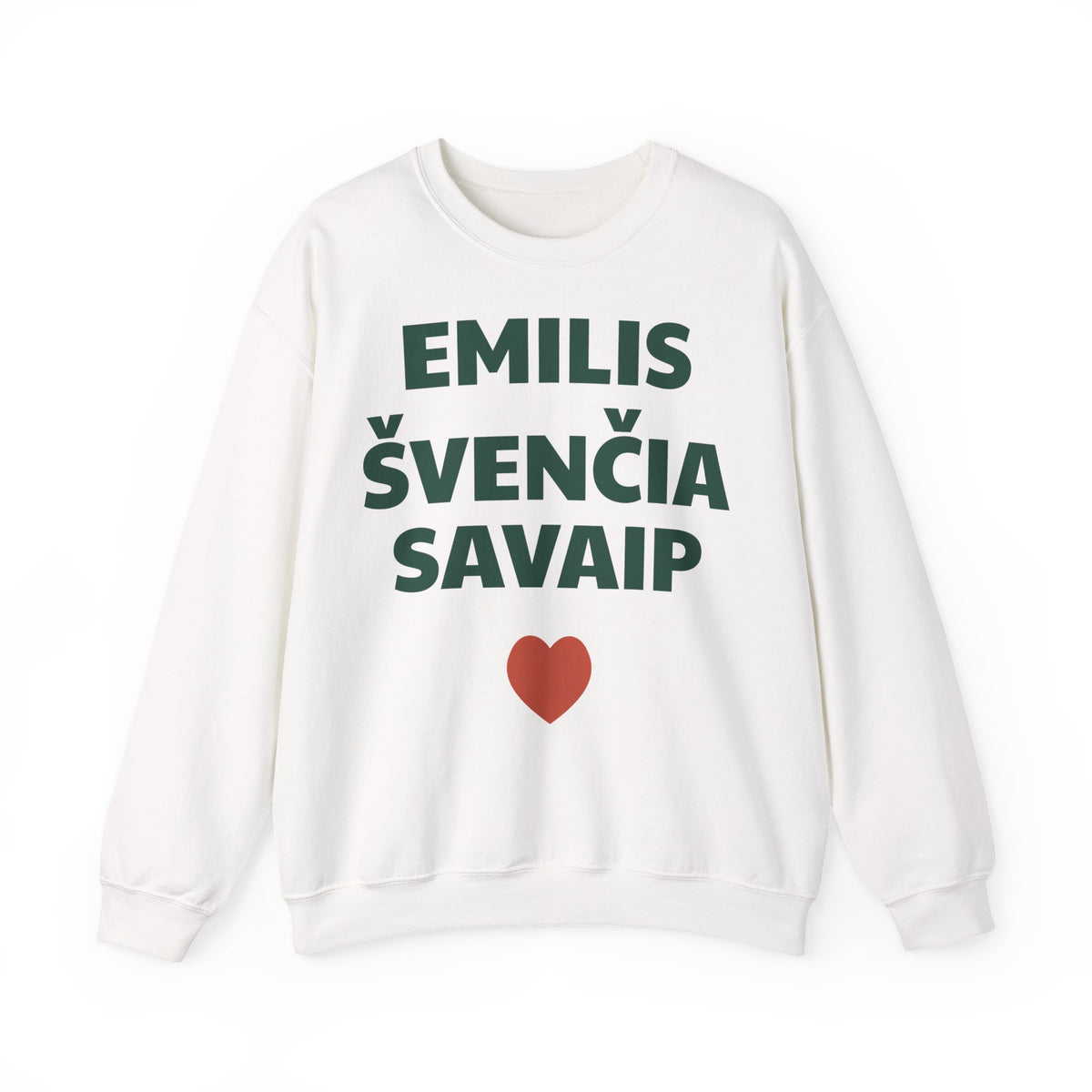 Emilis švenčia savaip — Džemperis, spauda priekyje