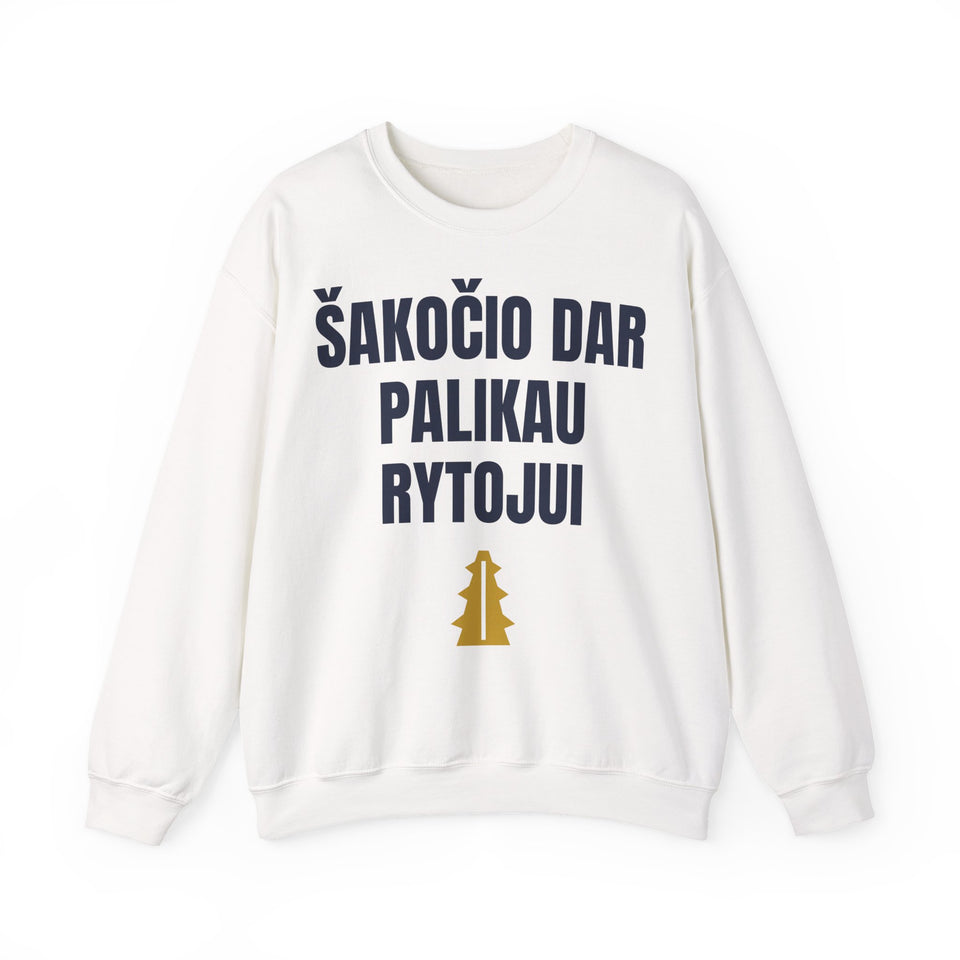 Šakočio dar palikau rytojui — Džemperis, spauda priekyje