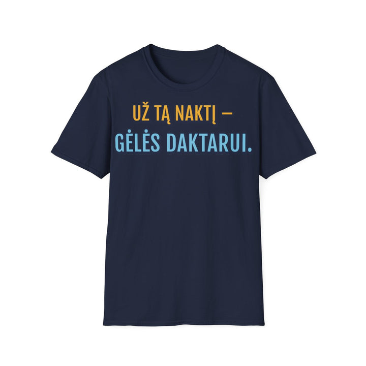 Už tą naktį – gėlės daktarui.