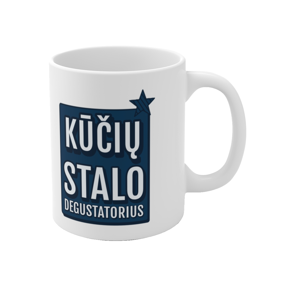 Puodelis „Kūčių stalo degustatorius“ – vaizdas 1