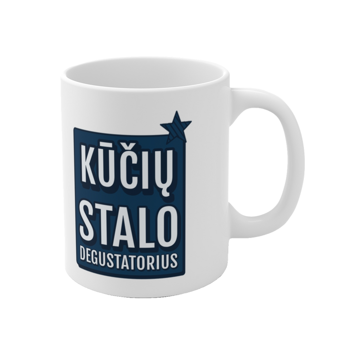 Puodelis „Kūčių stalo degustatorius“ – vaizdas 1