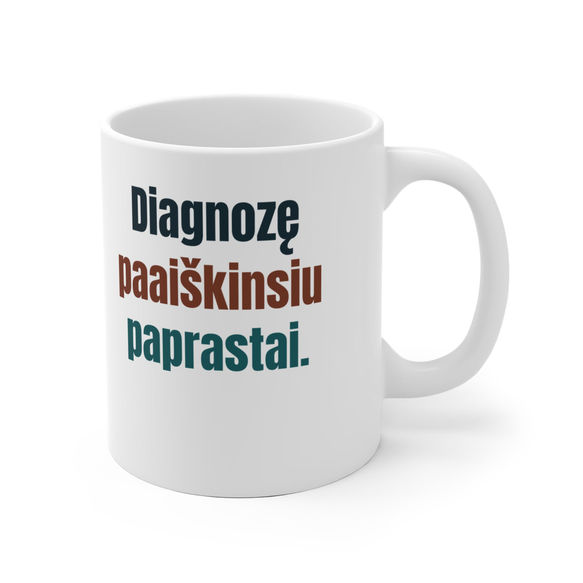 Diagnozę paaiškinsiu paprastai.