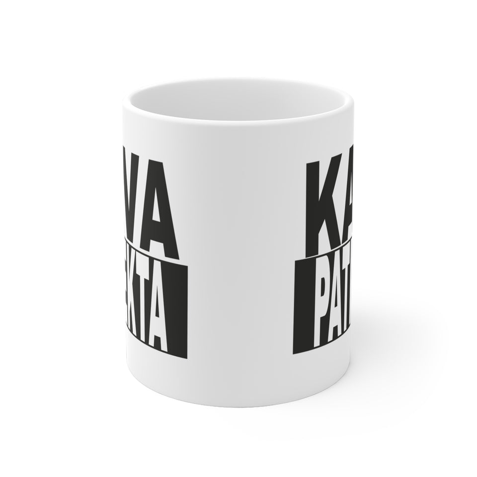Kava patiekta.
