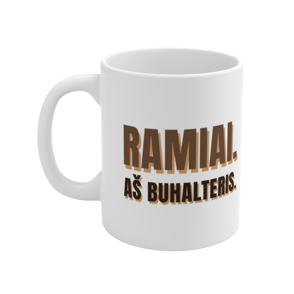 Puodelis „Ramiai. Aš buhalteris.“ – vaizdas 2