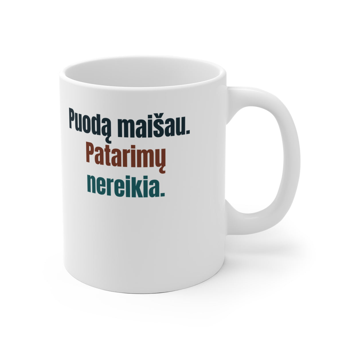 Puodą maišau. Patarimų nereikia.