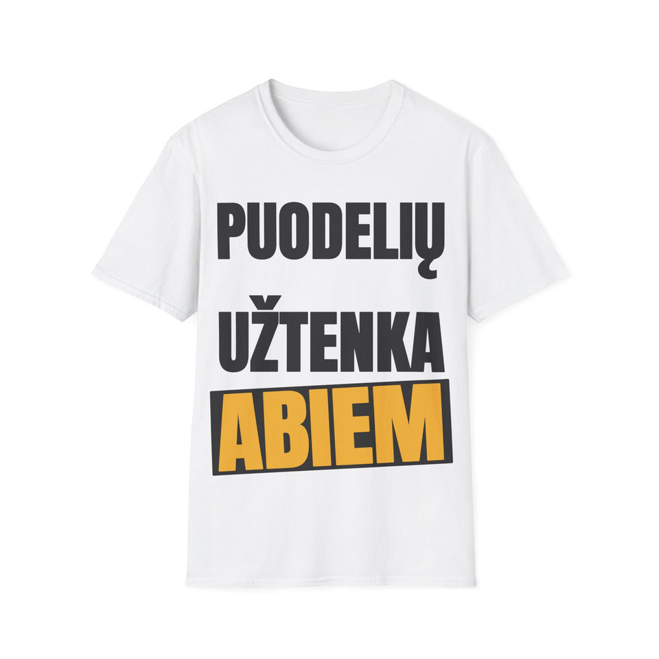 Puodelių užtenka abiem.
