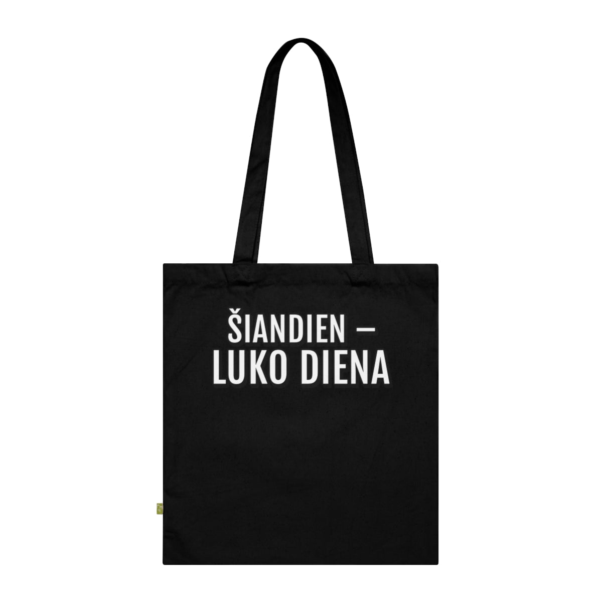 Krepšys „Šiandien – Luko diena“ – juoda