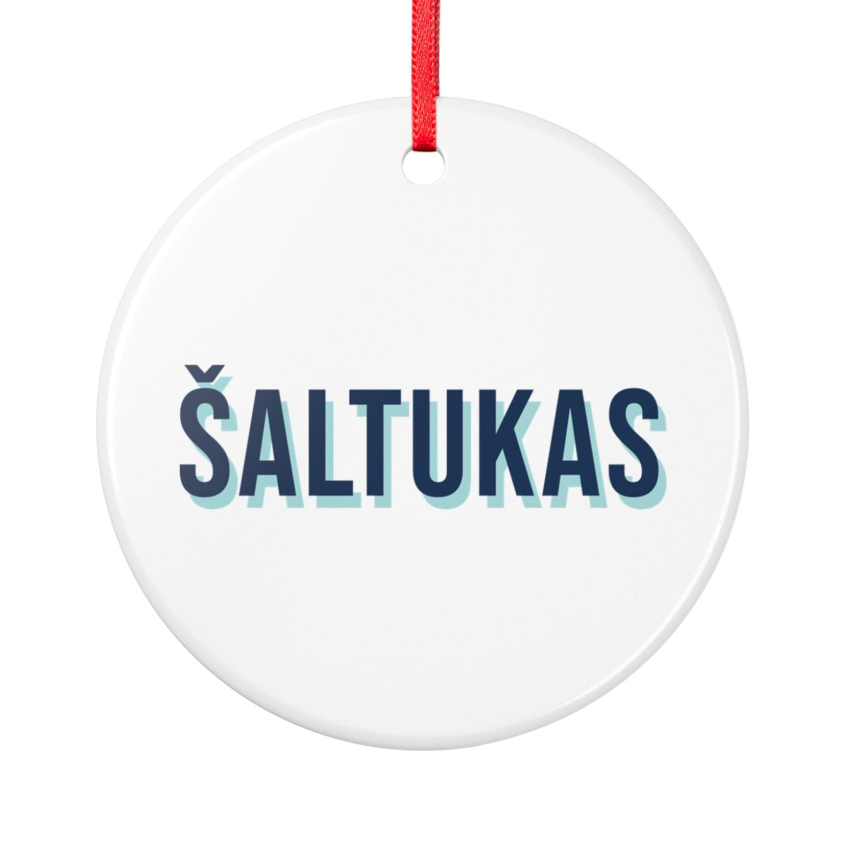 Kalėdinis žaisliukas „Šaltukas“ – spaudos vaizdas