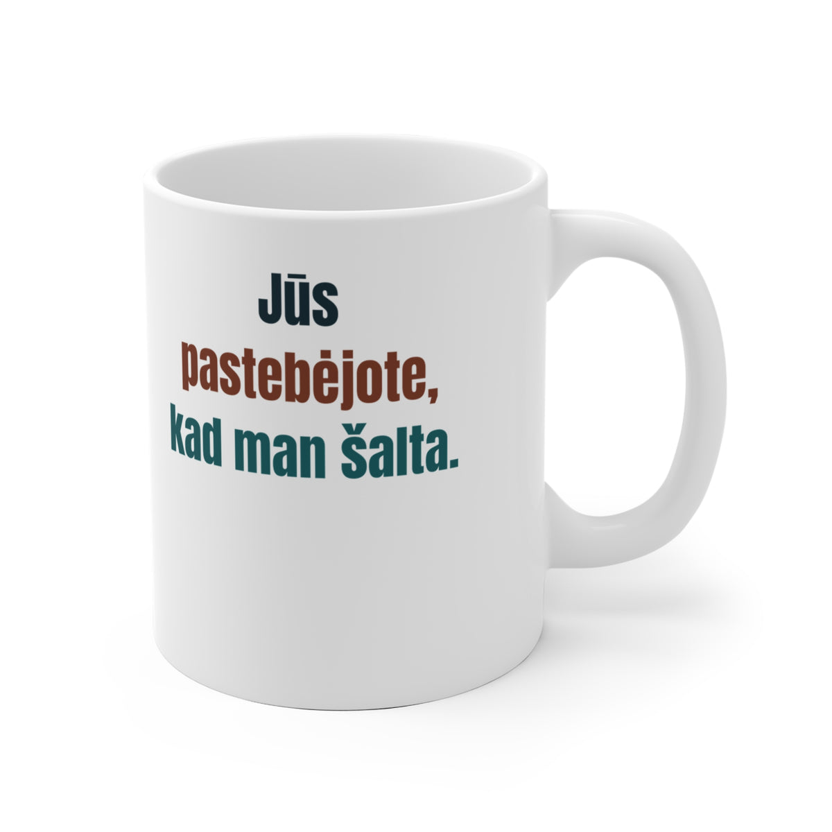 Jūs pastebėjote, kad man šalta.
