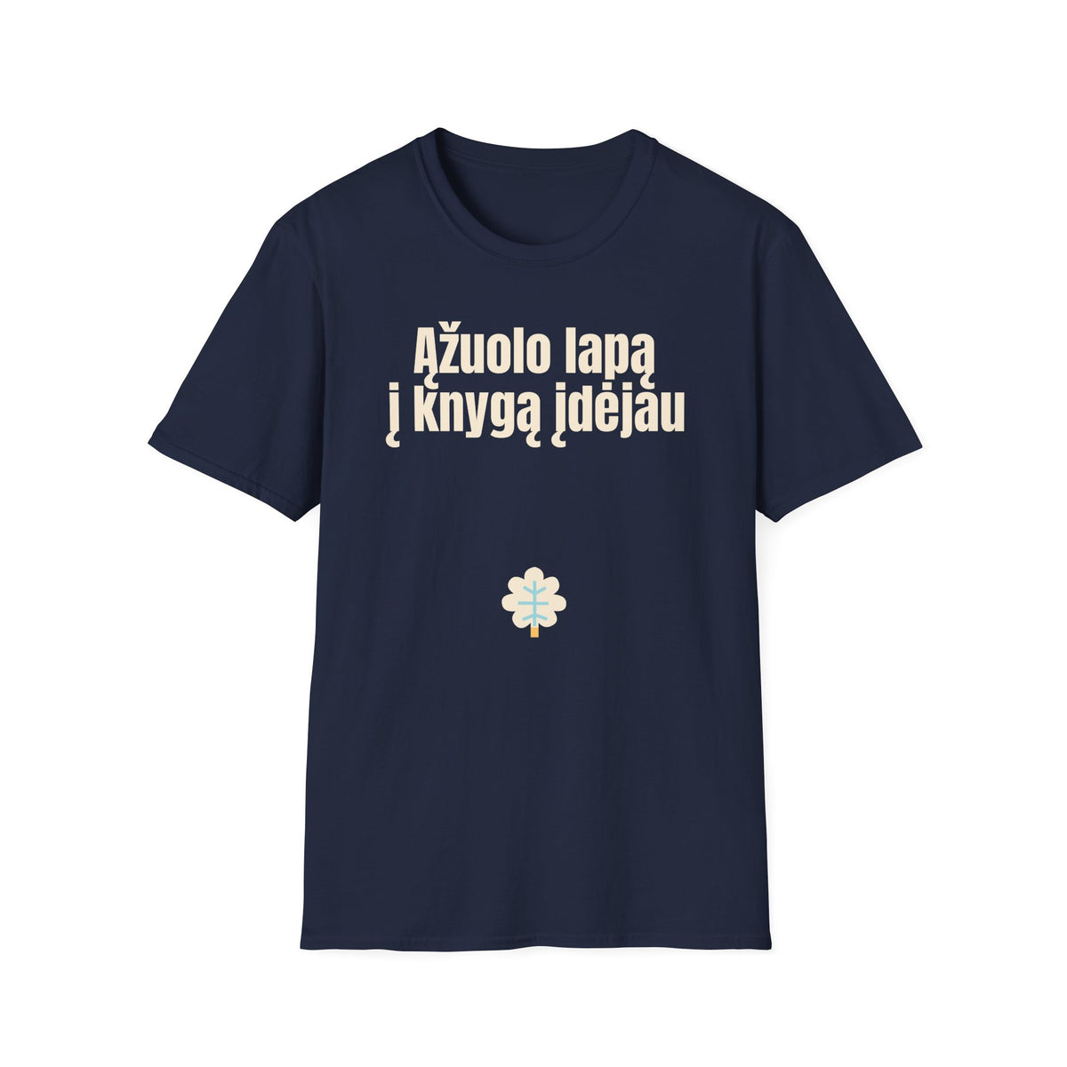 Ąžuolo lapą į knygą įdėjau
