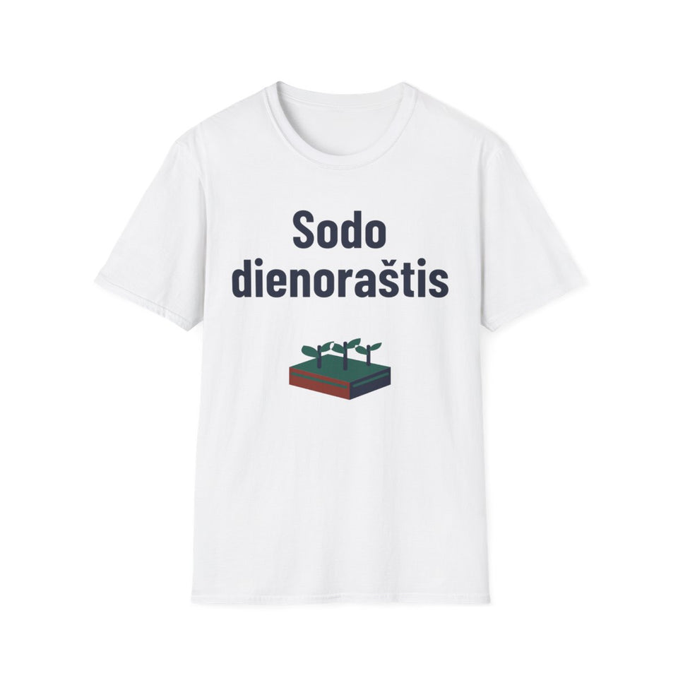 Sodo dienoraštis · Marškinėliai · Balta