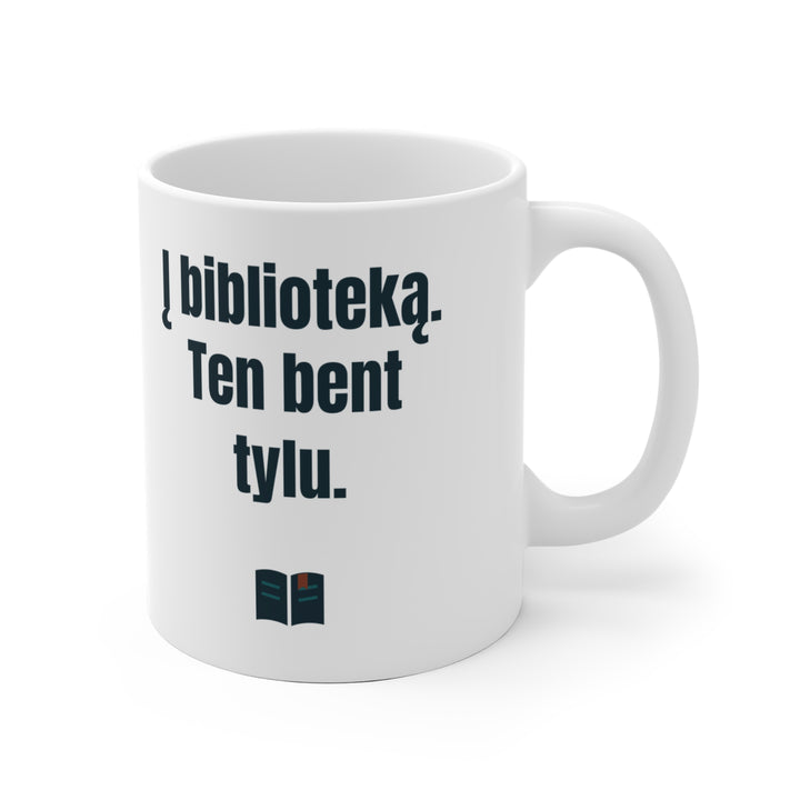 Į biblioteką. Ten bent tylu.