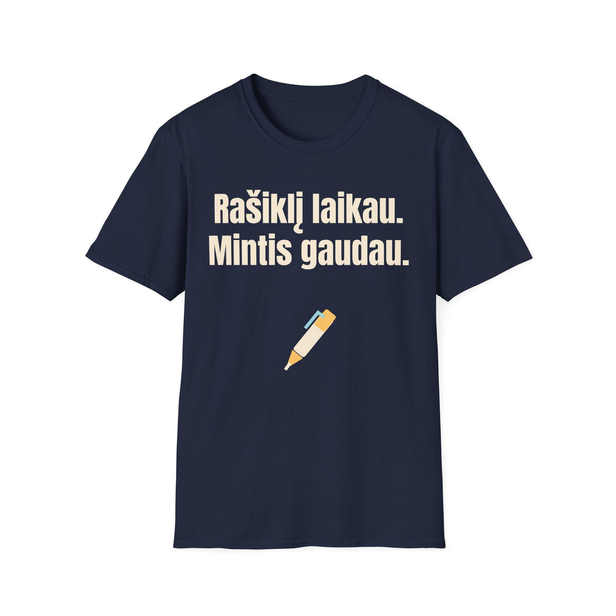Rašiklį laikau. Mintis gaudau.