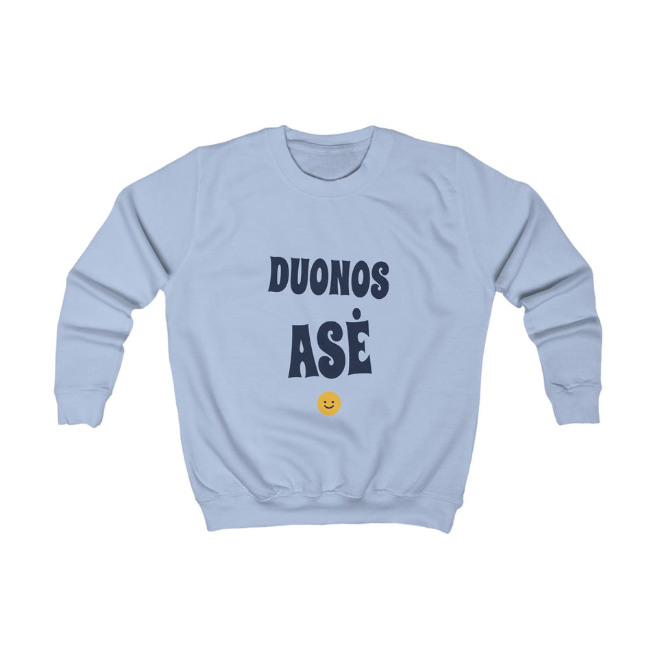 Duonos asė – vaikiškas džemperis, spaudos vaizdas