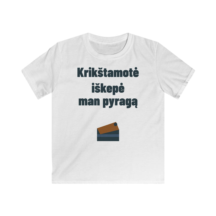 Krikštamotė iškepė man pyragą