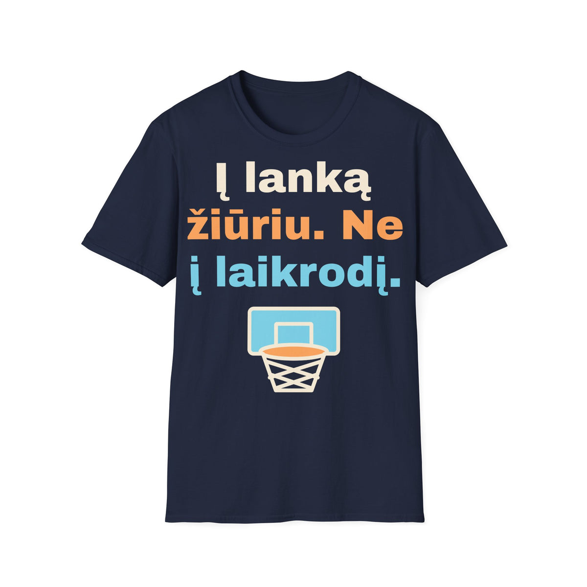 Į lanką žiūriu. Ne į laikrodį.