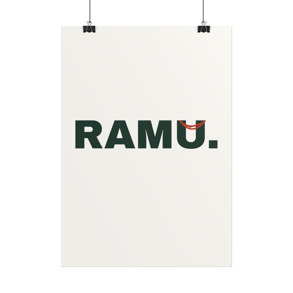 Ramu – plakatas, spaudos vaizdas