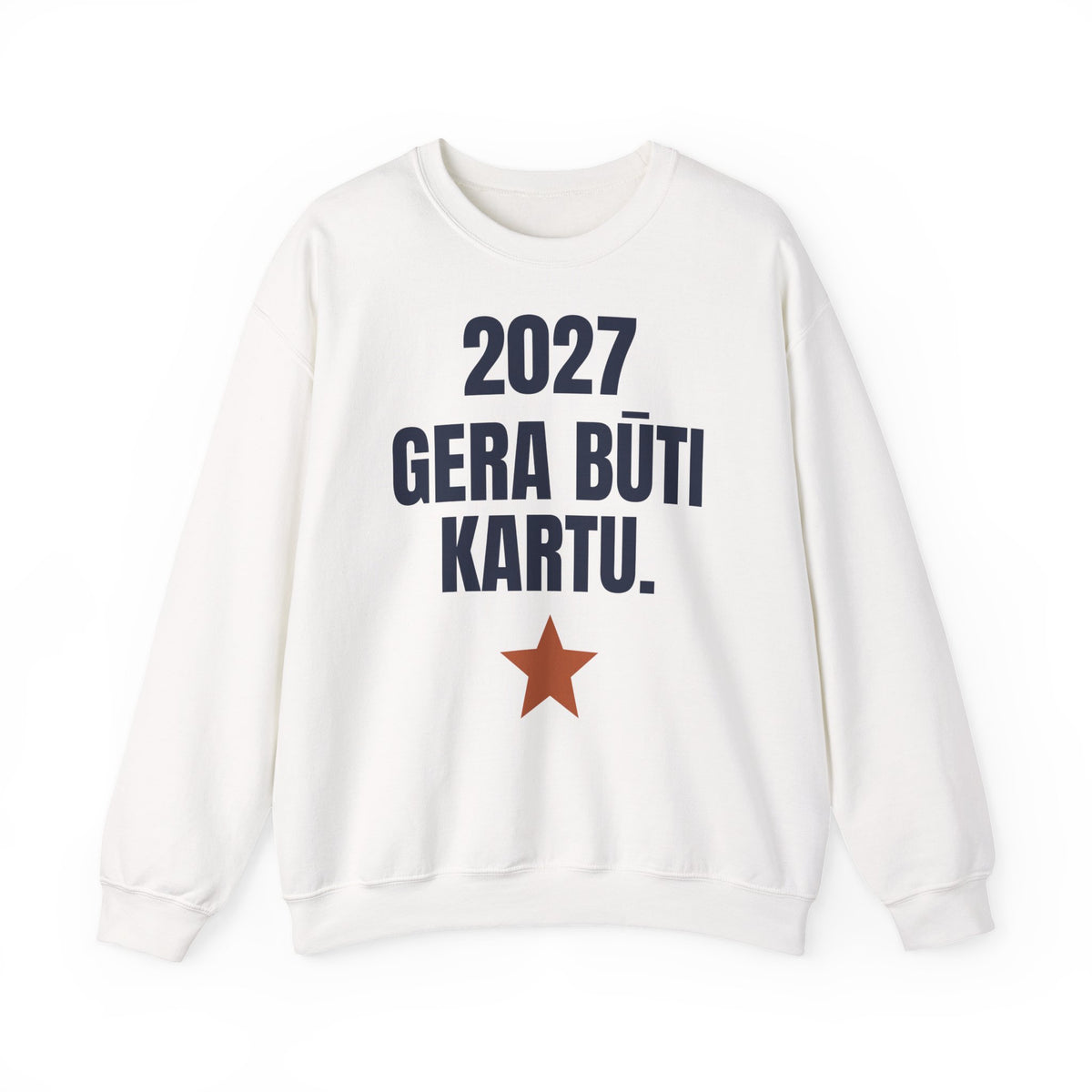 2027. Gera būti kartu. — Džemperis, spaudos vaizdas