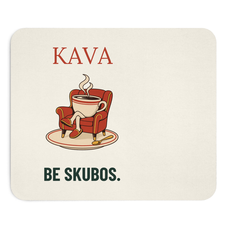 Pelės kilimėlis „Kava be skubos“, spaudos vaizdas