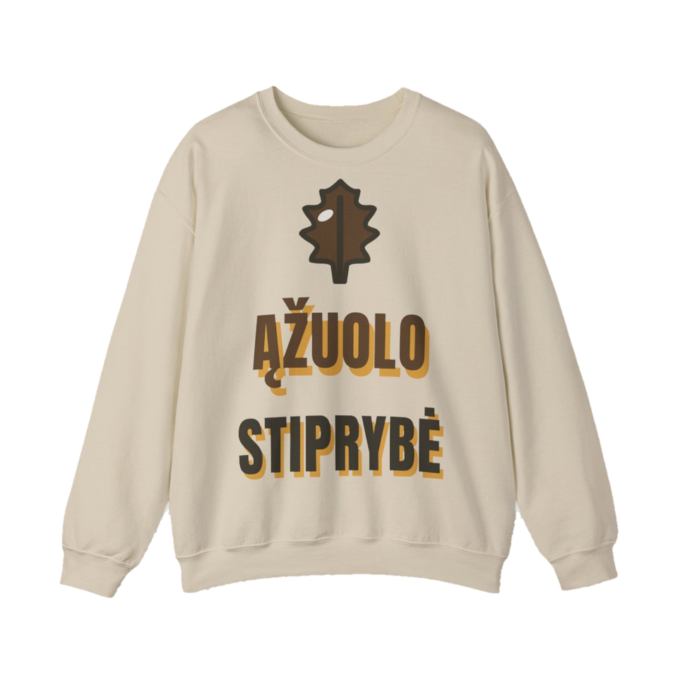 Džemperis „Ąžuolo stiprybė“ – smėlinė
