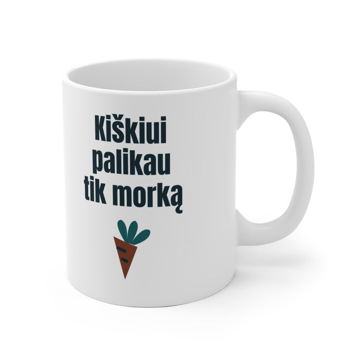 Kiškiui palikau tik morką