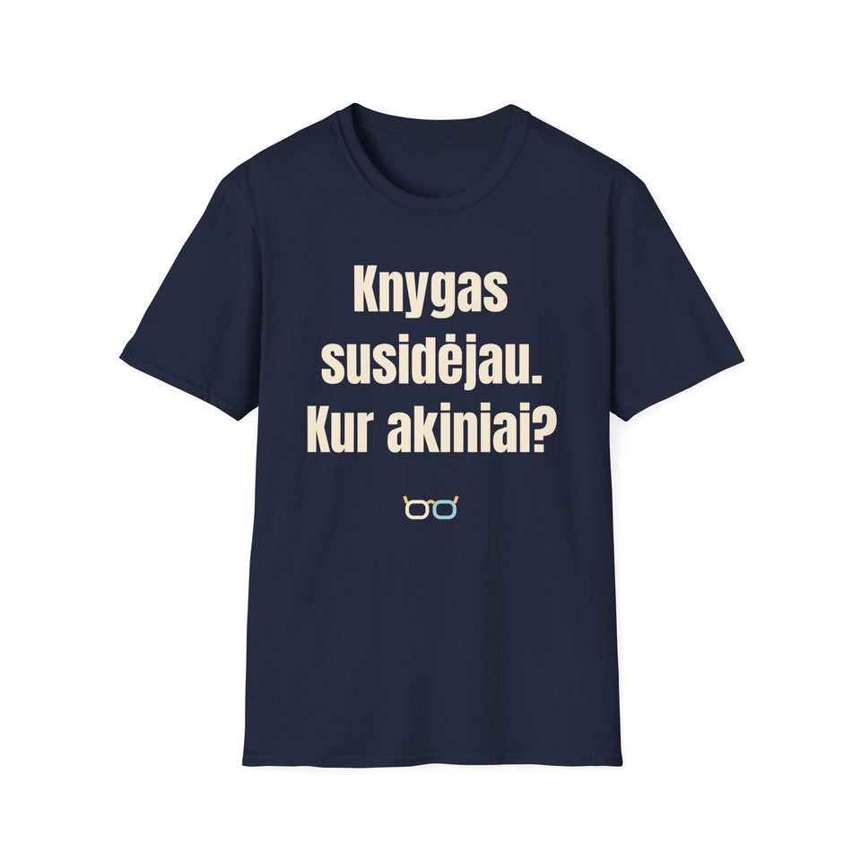 Knygas susidėjau. Kur akiniai?