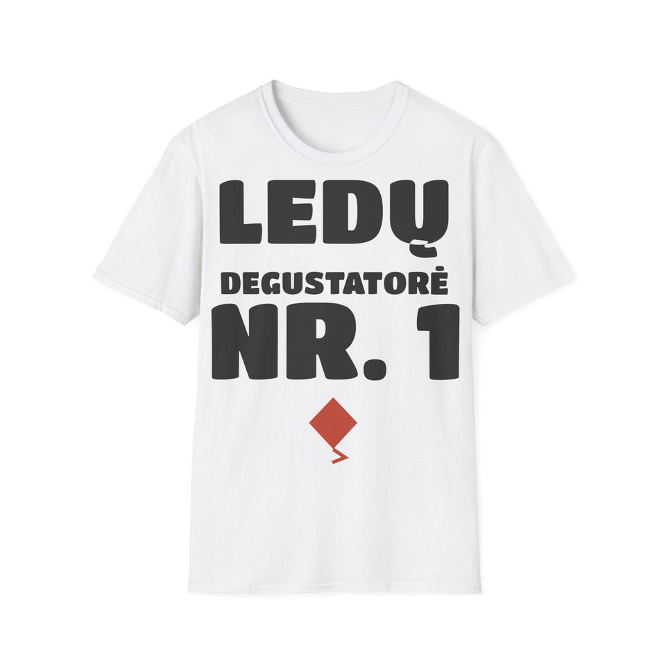 Ledų degustatorė nr. 1 — Marškinėliai, spaudos pusė