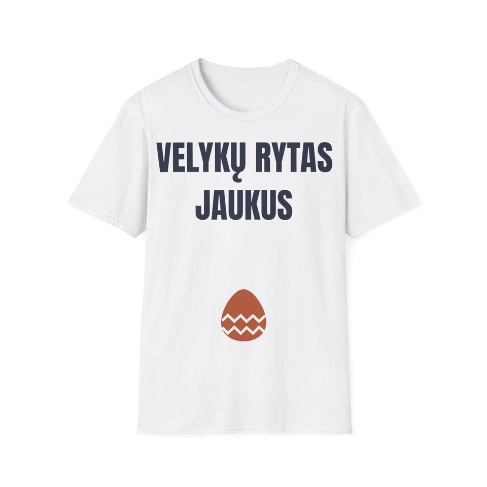 Velykų rytas jaukus — Marškinėliai, spaudos vaizdas
