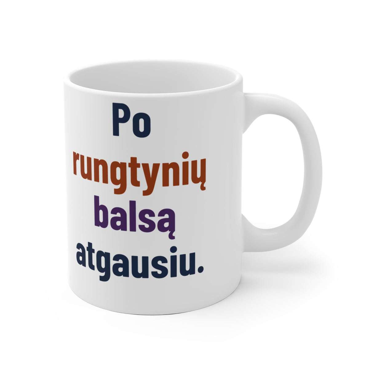 Po rungtynių balsą atgausiu.