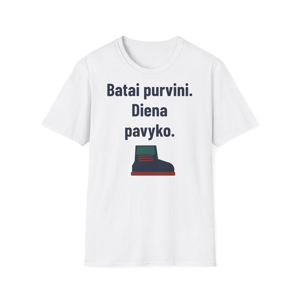 Batai purvini. Diena pavyko.