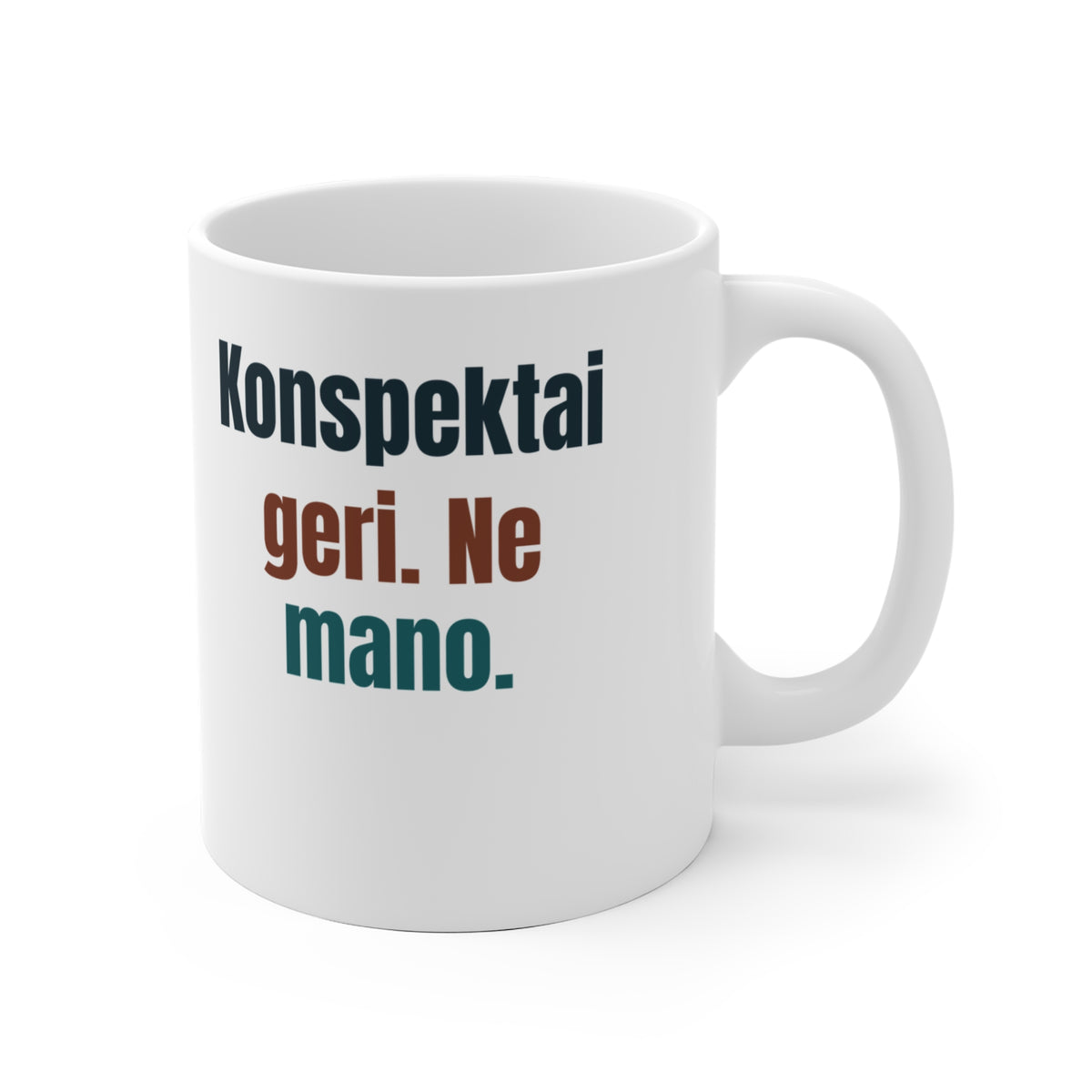 Konspektai geri. Ne mano.
